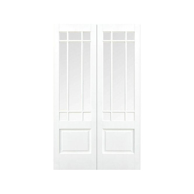 LPD White Downham Glazed 9L Pair