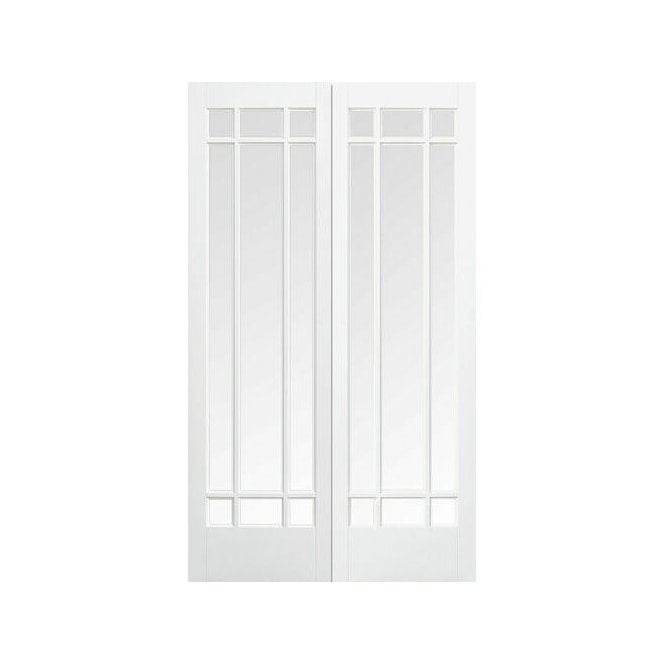 LPD White Manhattan Glazed 9L Pair