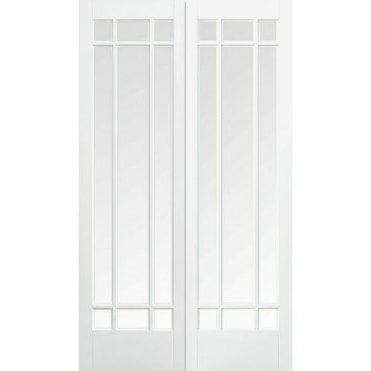 White Manhattan Glazed 9L Pair