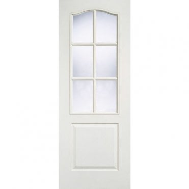 White Moulded Classical 6L Glazed