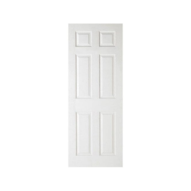LPD White Moulded Textured 6P