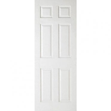 White Moulded Textured 6P