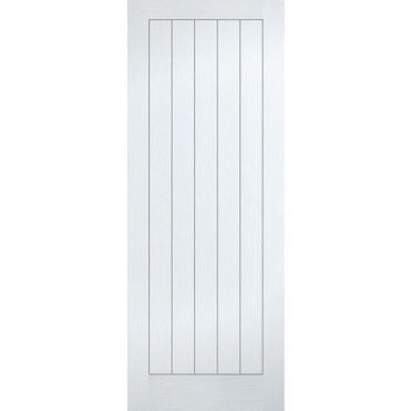 White Moulded Textured Vertical 5P