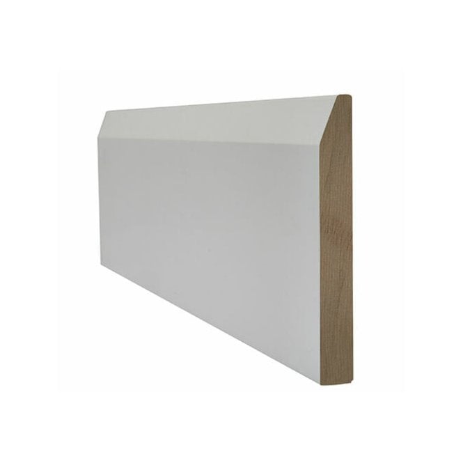 LPD White Primed Skirting Chamfered