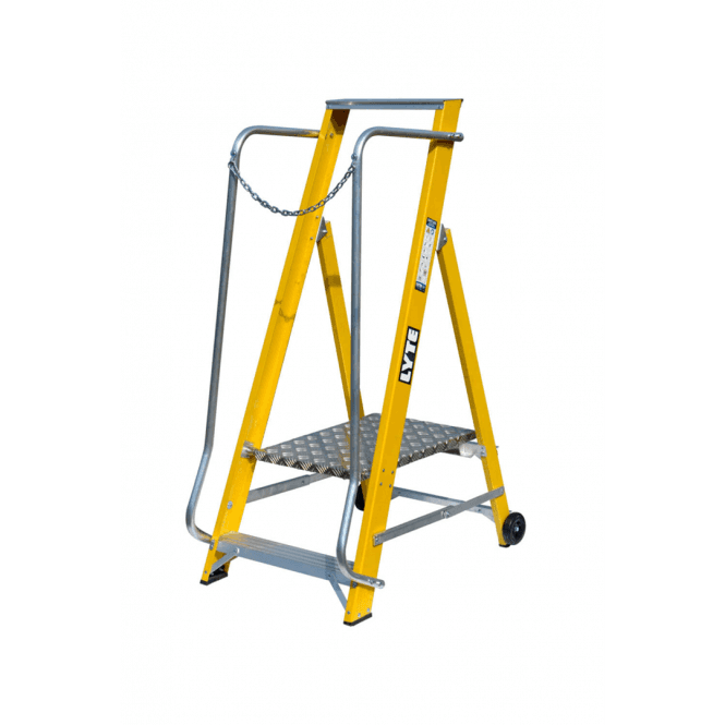 Lyte 2-8 Tread Yellow Professional Glassfibre Widestep