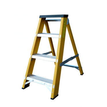 4-12 Tread Heavy Duty Prof Glassfibre Swingback Step