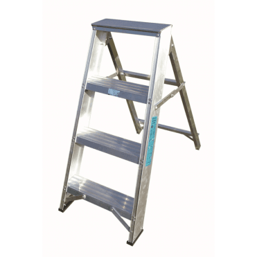 4-12 Tread Professional Swingback Step W/ Tool Tray