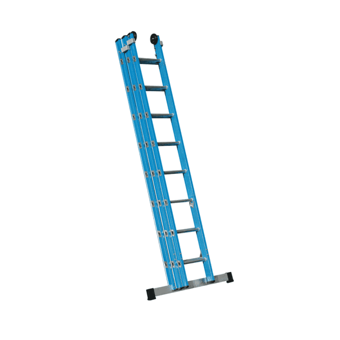 Lyte Glassfibre 3 Section Extension Ladder - Various Sizes