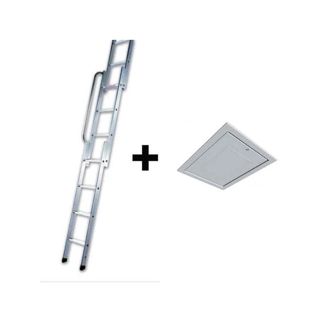 Manthorpe Drop Down Loft Hatch Access Door 562mm x 726mm - GL250 Bundle