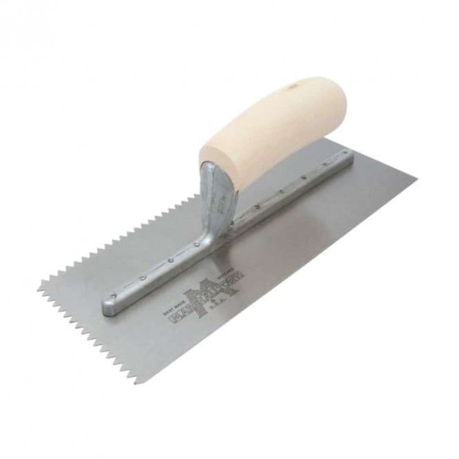 Marshalltown Notched Trowel Wooden Handle