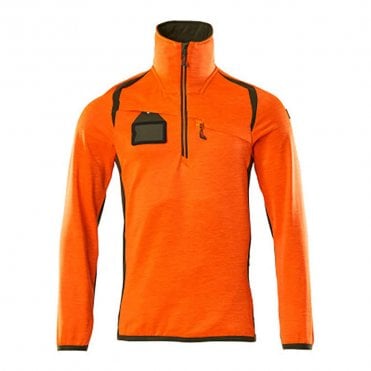 Accelerate Safe Fleece Jumper w/ half zip