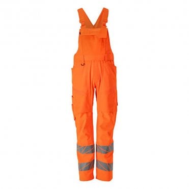 Accelerate Safe Reflective Bib & Brace w/ Kneepad Pockets