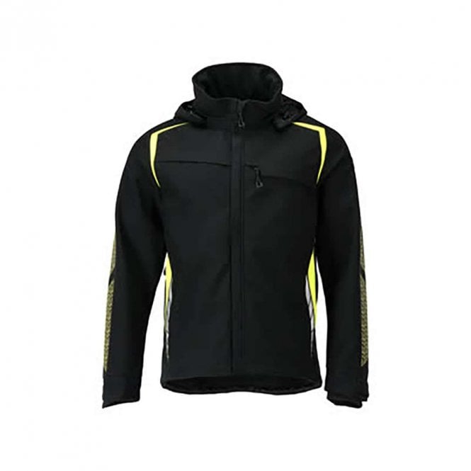 Mascot Accelerate Safe Softshell Jacket w/ hood