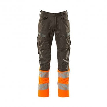 Accelerate Safe Stretch Trousers w/ Kneepad Pockets
