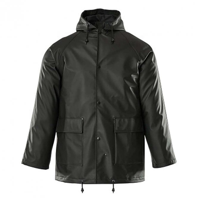 Mascot Aqua Black Rain Jacket