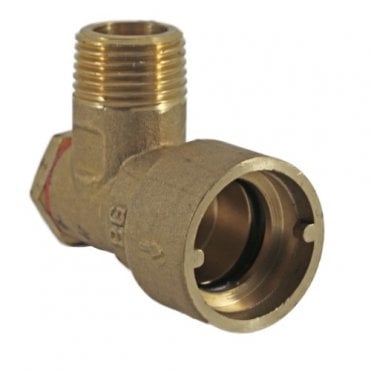 1/2" Angled Bayonet Cooker Connector