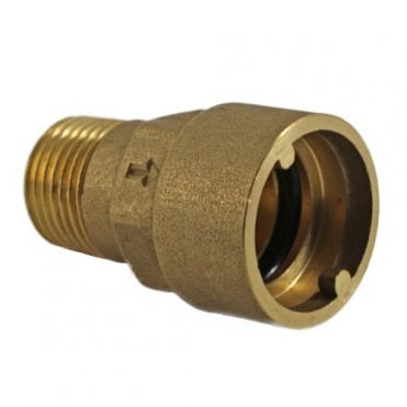 1/2" Straight Bayonet Cooker Connector