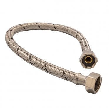 1/2" x 3/4" Flexible Hose Tap Connector 500mm