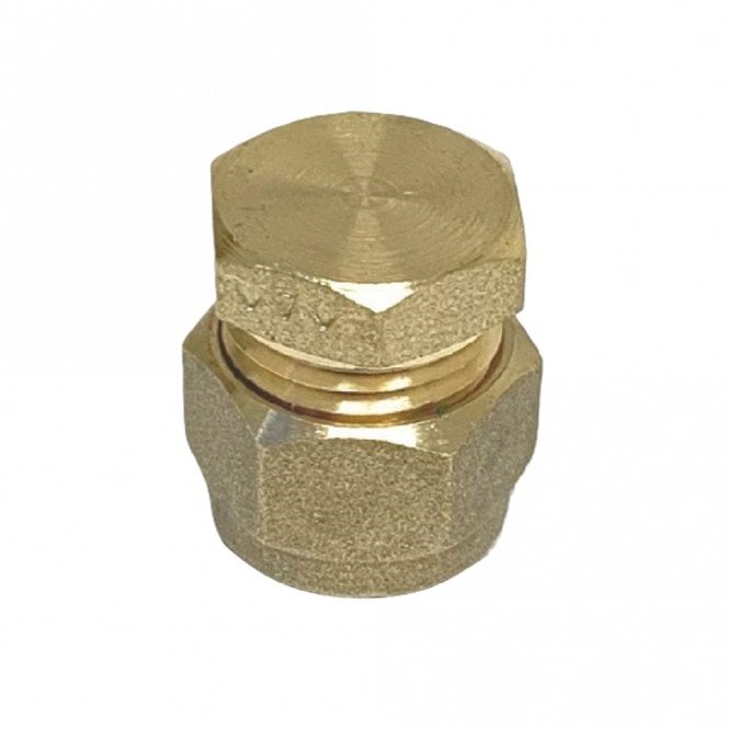 Masterflow 10mm Brass Compression Stop End (10 Pack)