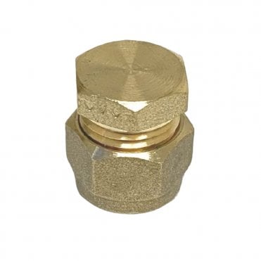 10mm Brass Compression Stop End (10 Pack)