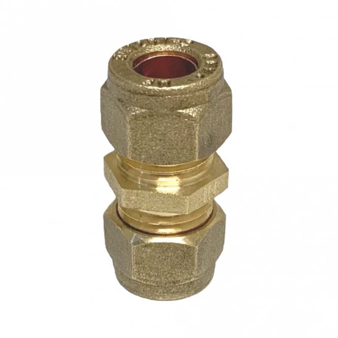 Masterflow 10mm Brass Compression Straight Coupling