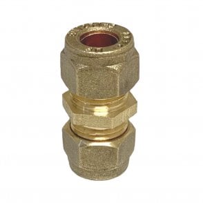 10mm Brass Compression Straight Coupling