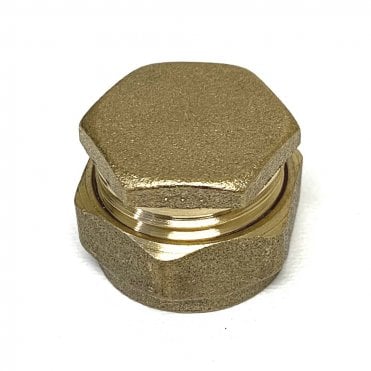 15mm Brass Compression Stop End (10 Pack)