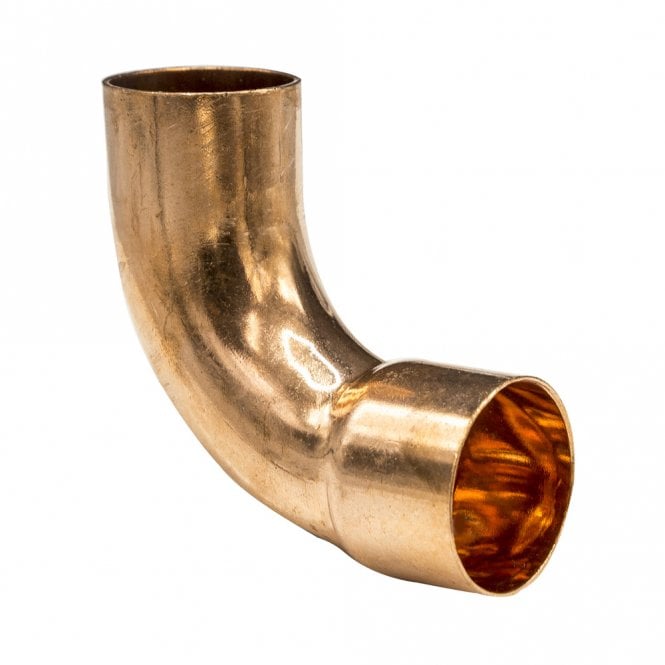 Masterflow 15mm Copper End Feed 90° Long Radius Street Elbow