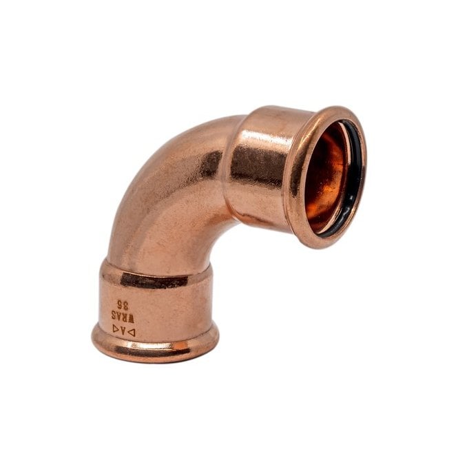 Masterflow 15mm Copper M Press 90° Elbow - WATER