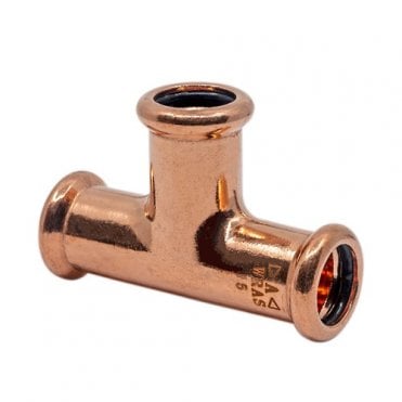 15mm Copper M Press Equal Tee - WATER