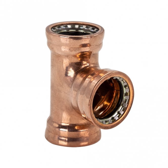 Masterflow 15mm Copper Push-Fit Equal Tee