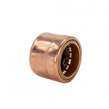 15mm Copper Push-Fit Stop End
