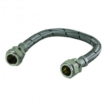 15mm x 15mm Flexible Hose Tap Connector 300mm