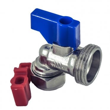 15mm x 3/4" Angled Washing Machine Valve (10 Pack)
