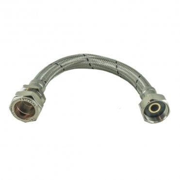 15mm x 3/4" Flexible Hose Tap Connector 500mm