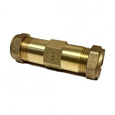 22mm Brass Compression Pipe Repair Slip Coupling
