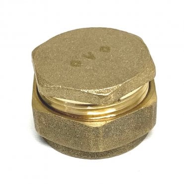 22mm Brass Compression Stop End (10 Pack)