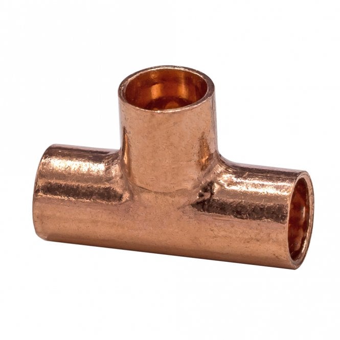 Masterflow 22mm Copper End Feed Equal Tee