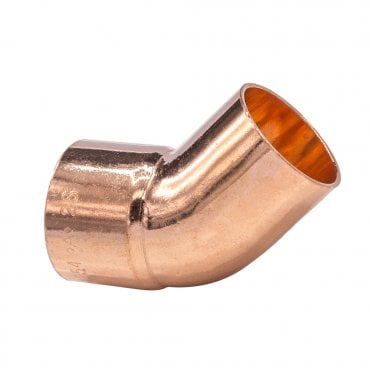 22mm Copper End Feed Obtuse Street Elbow  (25 Pack)