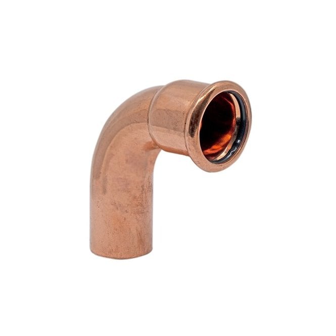 Masterflow 22mm Copper M Press 90° Street Elbow - WATER
