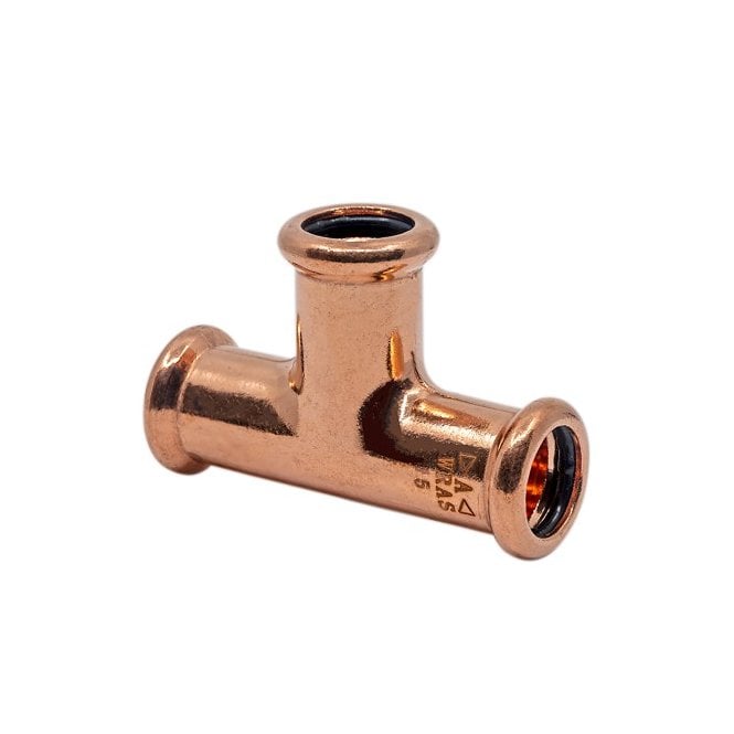 Masterflow 22mm Copper M Press Equal Tee - WATER