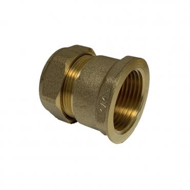 28mm x 1" Female Brass Compression Coupling