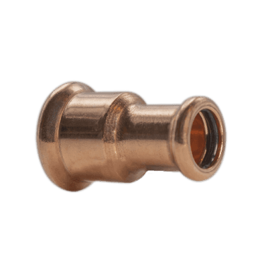 28mm x 15mm Copper M Press Fit Reduced Coupling - WATER
