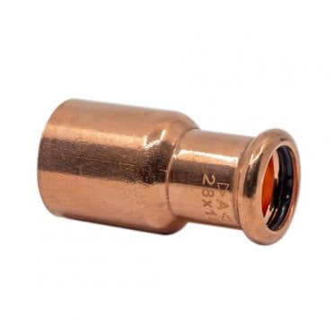 28mm x 22mm Copper M Press Fitting Reducer - WATER