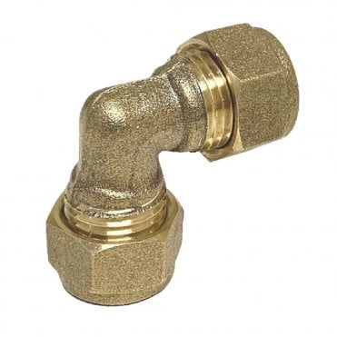 8mm Brass Compression Elbow 90°