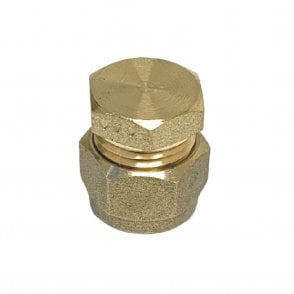8mm Brass Compression Stop End