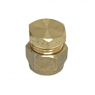 8mm Brass Compression Stop End