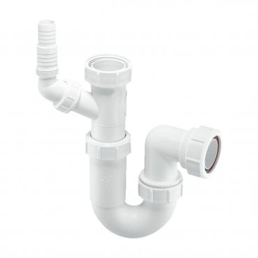 1 1/2" Adjustable Kitchen Sink Trap with 135° Nozzle for Washing Machine/Dishwasher - WM15