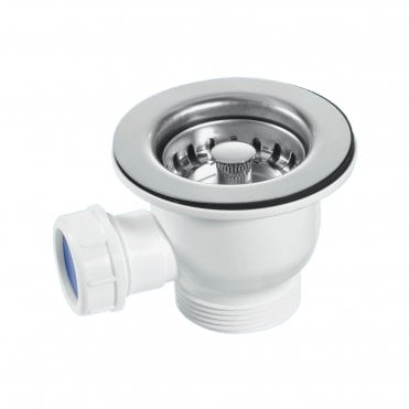 1 1/2" Mini Basket Kitchen Sink Strainer Waste - MBSWSS85