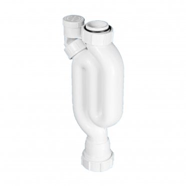 1 1/4" Anti-Syphon Straight Through Pedestal Trap - X10V